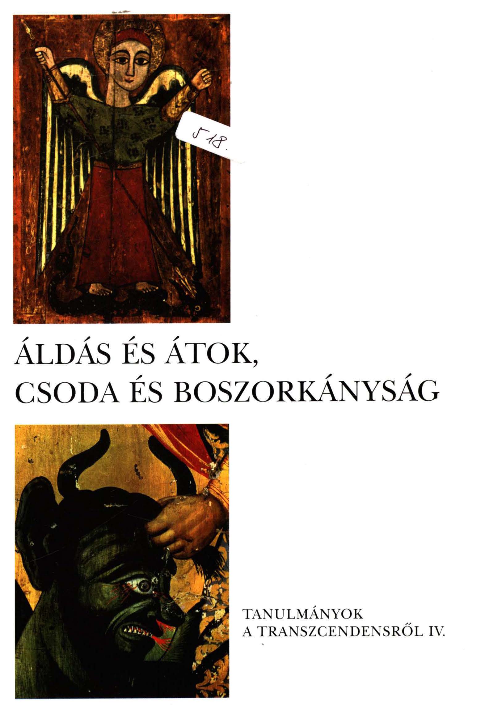 04 PÓCS É. szerk. Áldás és átok csoda és boszorkányság TT IV cover