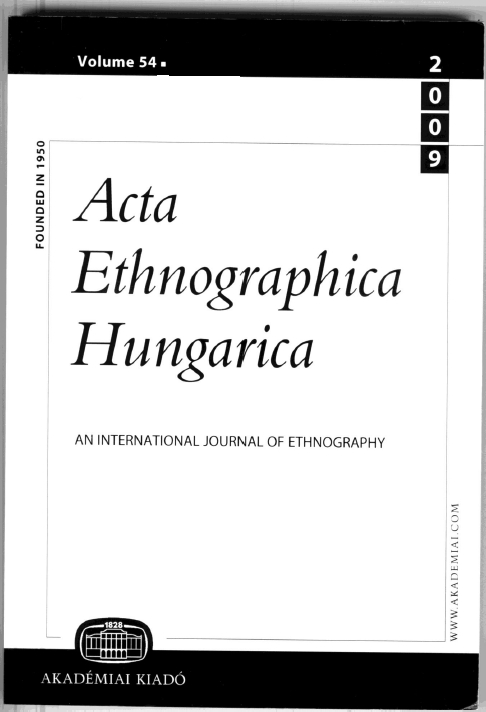 PCS . ed. Folk Religon and Folk Belief in Central Eastern Europe ACTA ETHN 542 cover