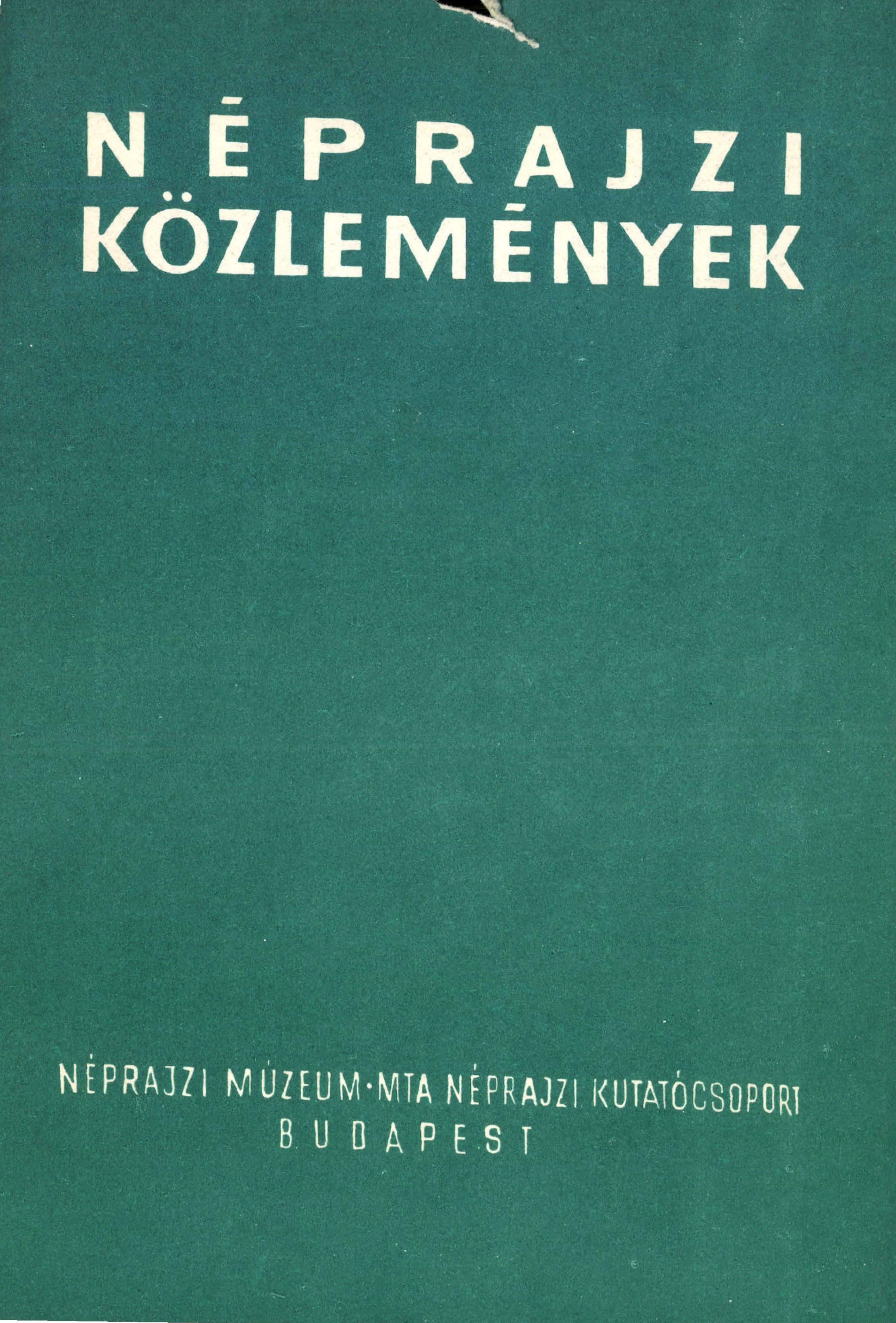 PÓCS É. Zagyvarékas néphite NK cover