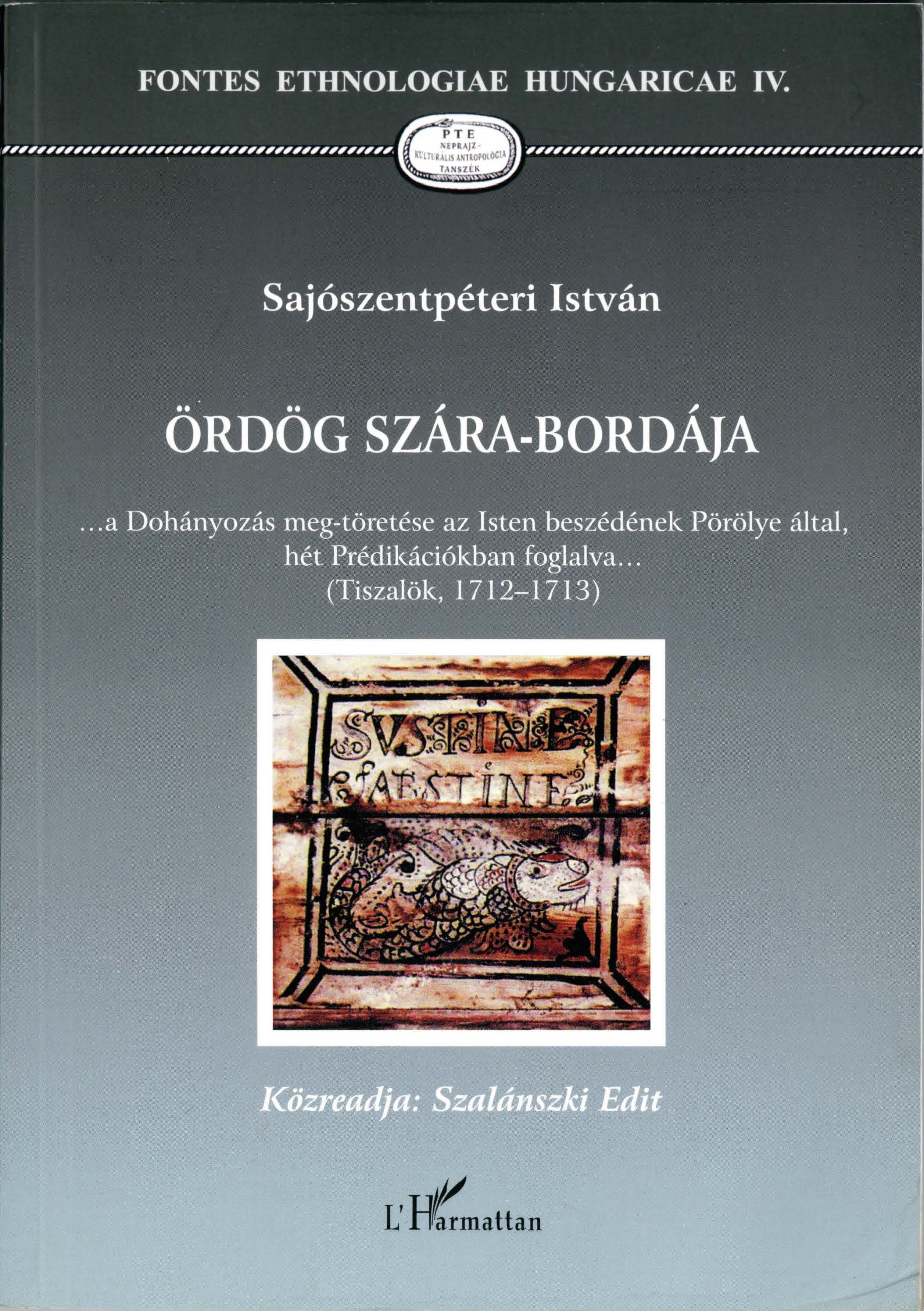SZALNSZKI E. kzr.SAJSZENTPTERI rdg szra bordja FONT IV cover